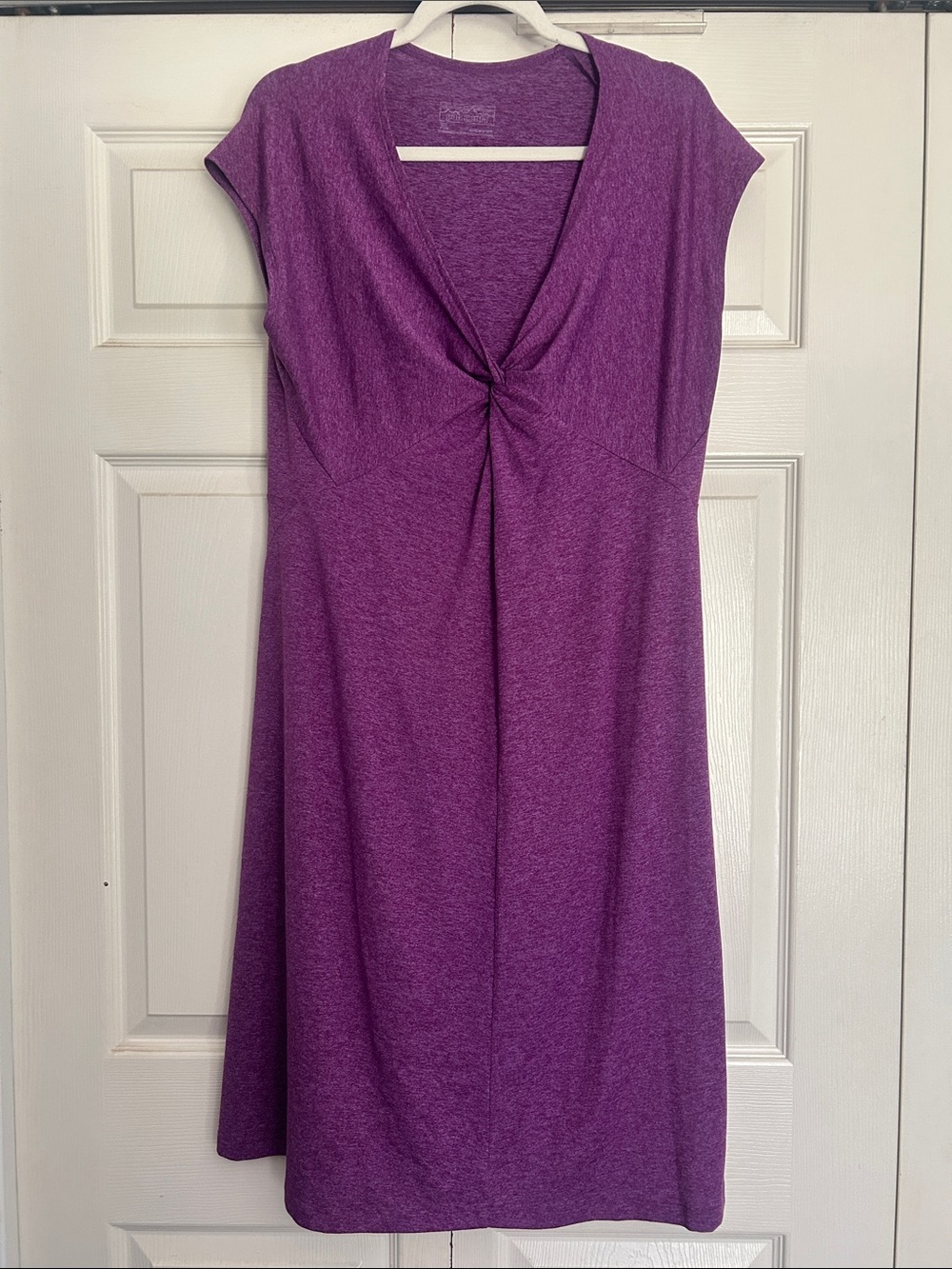 Patagonia Women’s Purple Twist-Front Midi Dress